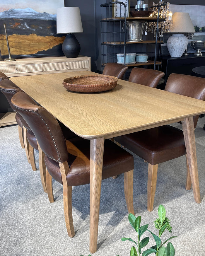 Riverton Dining Table - 200cm - Natural Light